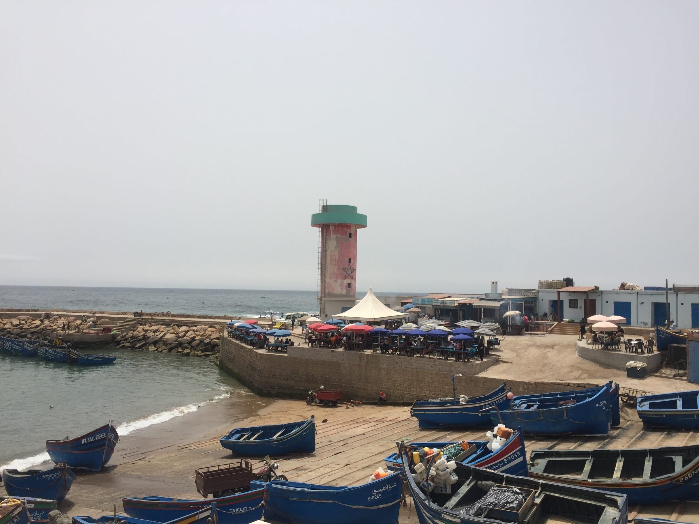 Fishing boats in the harbour