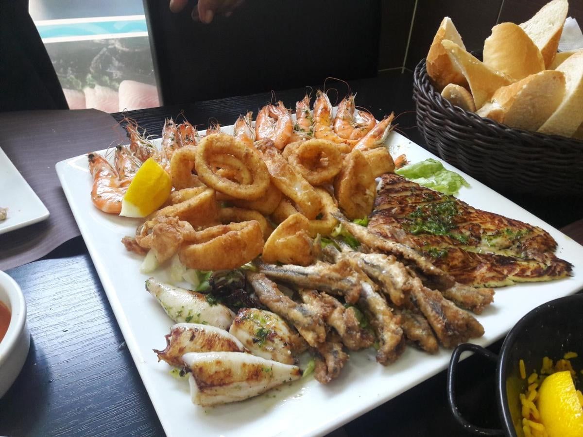 Grilled fish and seafood